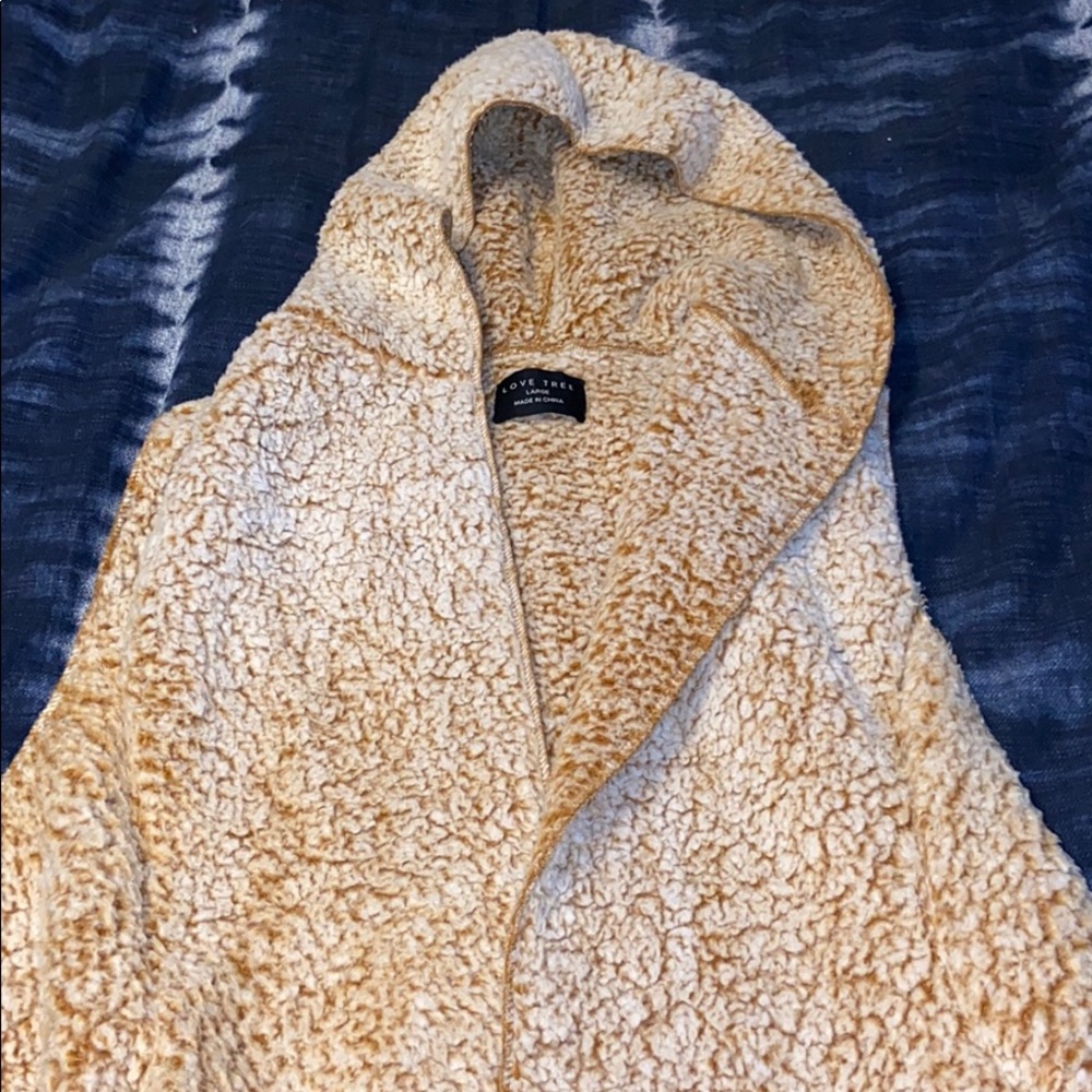Trendy SHERPA hooded vest